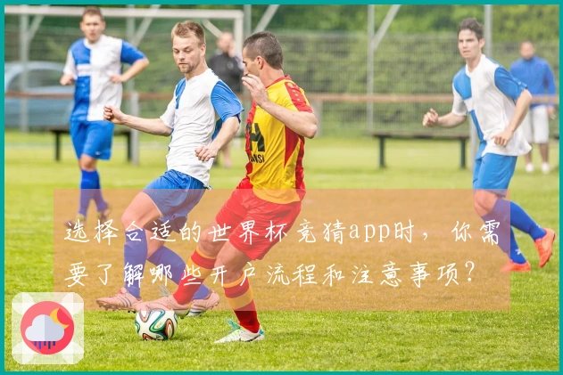 选择合适的世界杯竞猜app时，你需要了解哪些开户流程和注意事项？